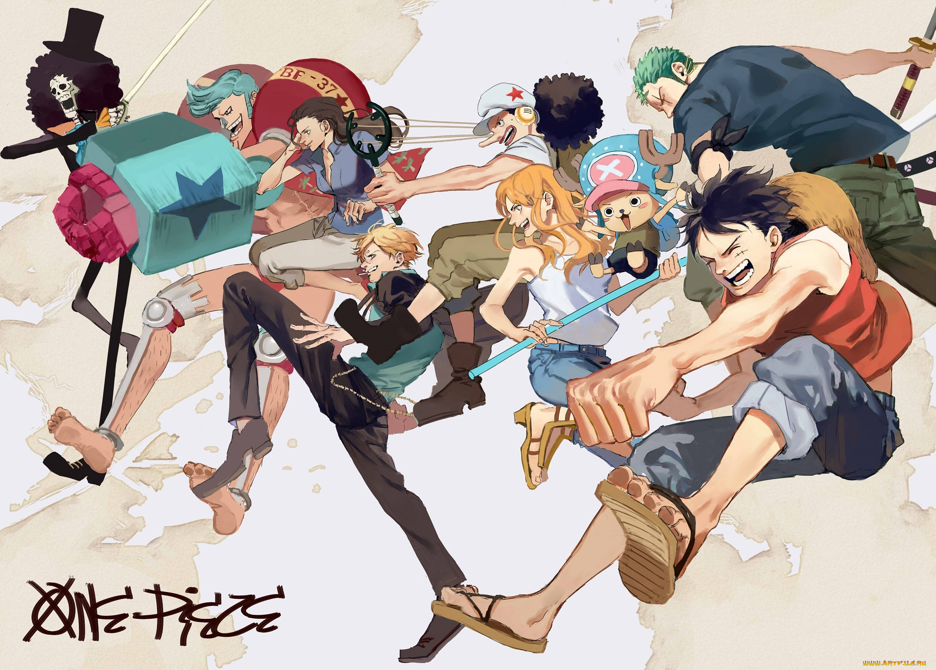 , one piece, 